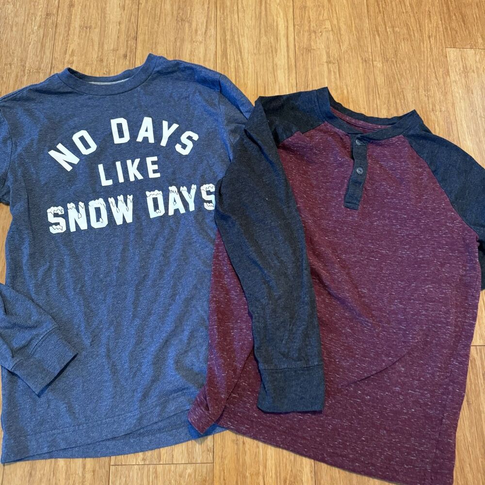 Boys Long Sleeve Shirt Bundle Size Large (10/12)